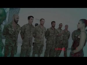 10 men anal gangbang for Billy Star SZ961