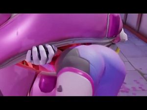 D.VA GETS STUCK IN HER MECH THEN ANAL FUCKED