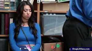 Tight teen thief Taylor May gets nailed